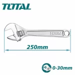 آچار فرانسه روم 10 اینچ توتال مدل TOTAL-THT1010103