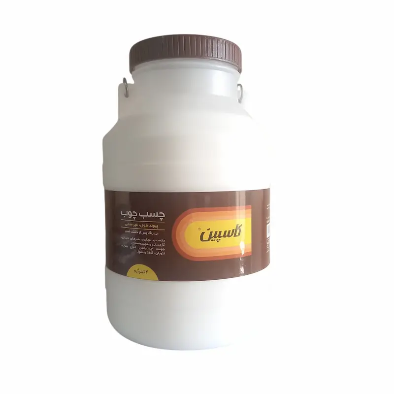 چسب چوب قوطی 4 کیلوگرمی کاسپین